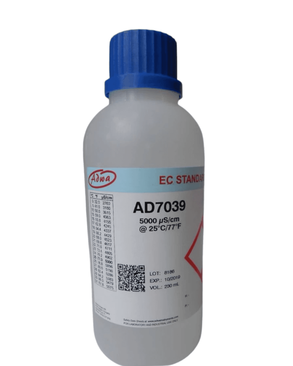 ADWA AD7039 Leitfähigkeitsstandard, 5000 µS/cm, 230 ml