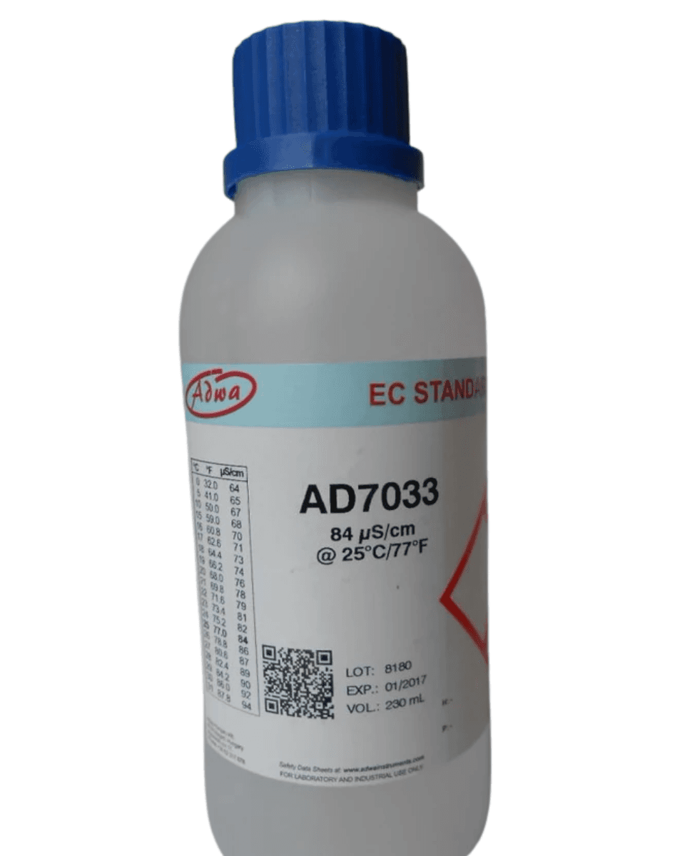 ADWA AD7033 Leitfähigkeitsstandard, 84 µS/cm, 230 ml