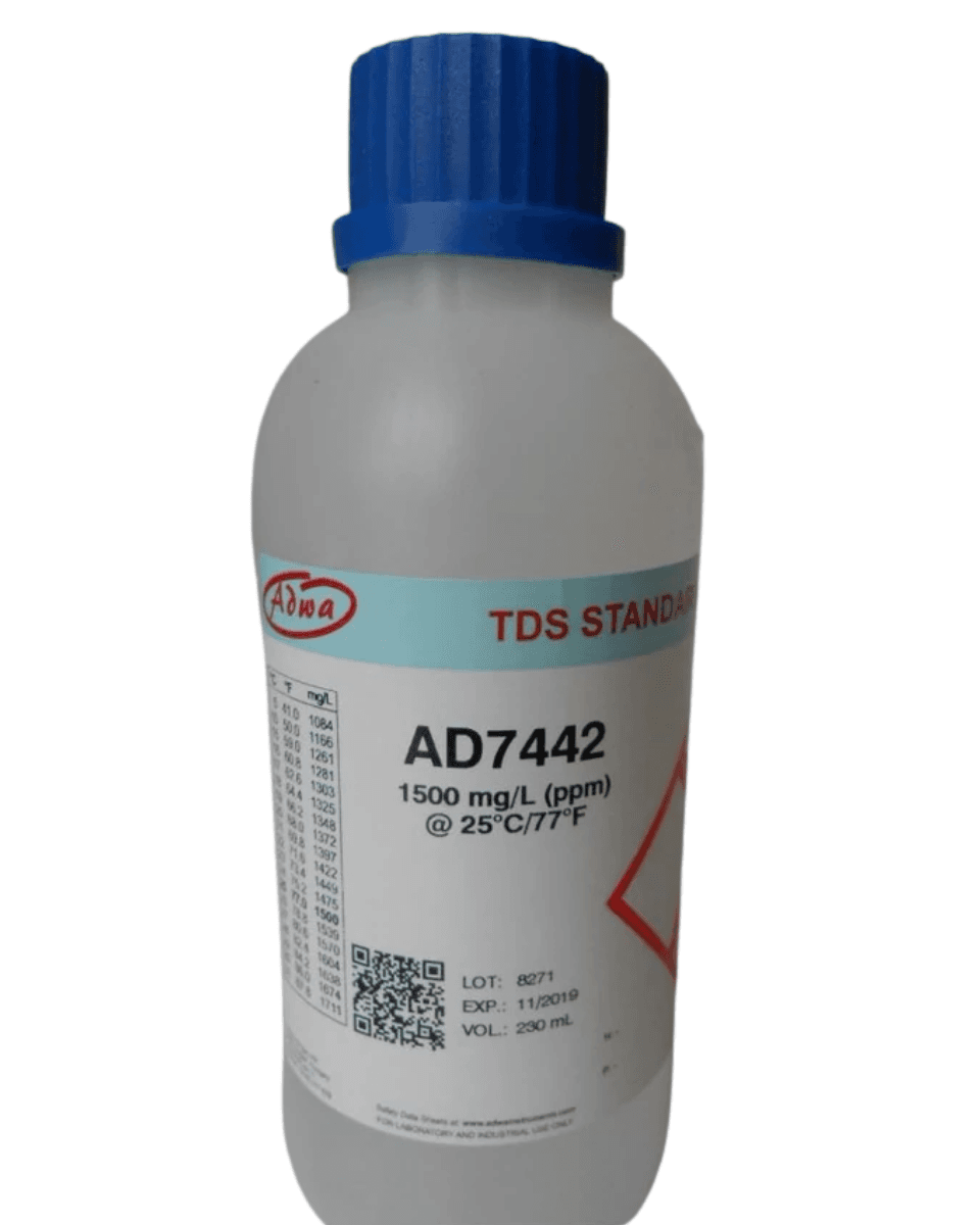 ADWA AD7442 TDS-Kalibrierlösung, 1500 ppm, 230 ml