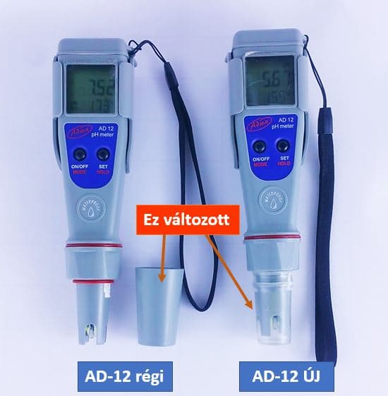 AD12 und die Silikonkappe der Elektrode